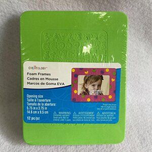 Creatology Foam Photo Frame Activity Kit 12pcs 5.75in x 3.75in Multi-Color NEW